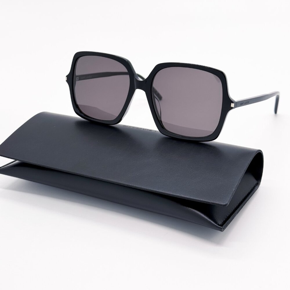 NEW SAINT LAURENT  SL591 001 BLACK WOMEN SUNGLASSES SAINT LAURENT